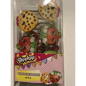 Shopkins Shower Curtain Hooks Rings Lot 12 Kids